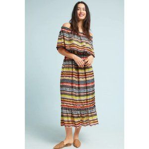 Anthropologie Peyton Silk Midi Dress by Ne Quittez Pas - Size Small/Medium, NWOT